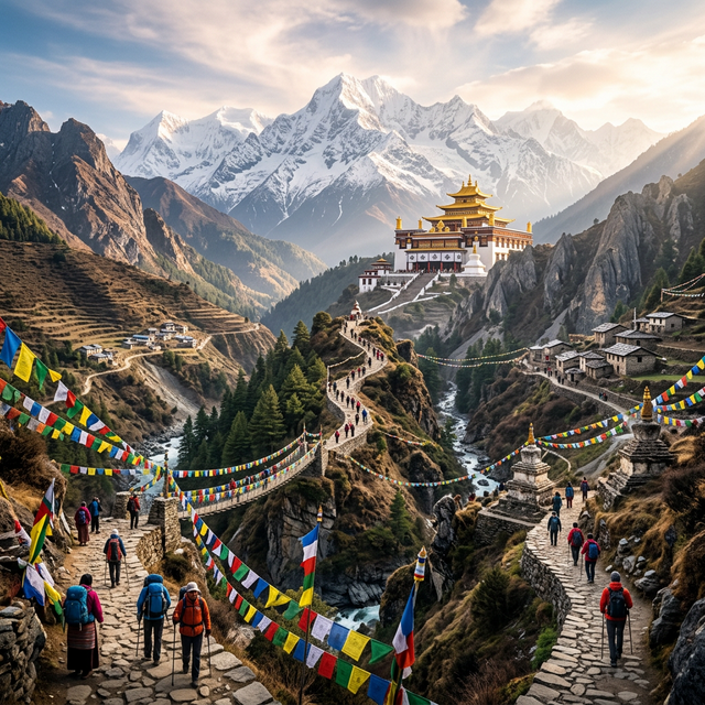 Sacred Himalayan Peaks